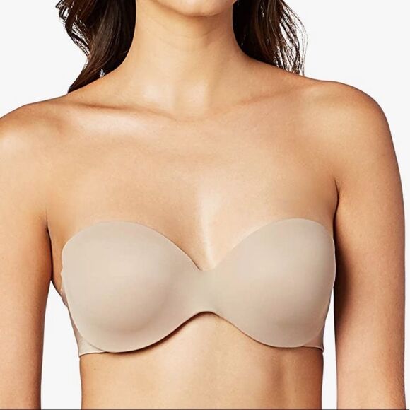 Warners nude tan beige strapless bra 34B - Picture 1 of 10